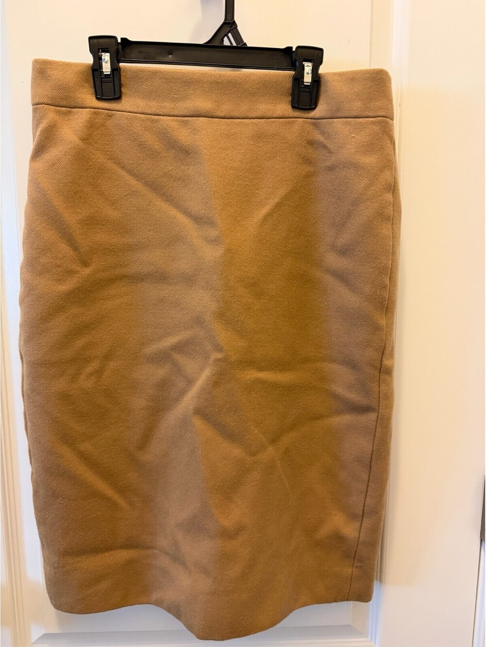 J.Crew Women's Camel Wool Blend Pencil Skirt Knee Length Career Wear Sz 10